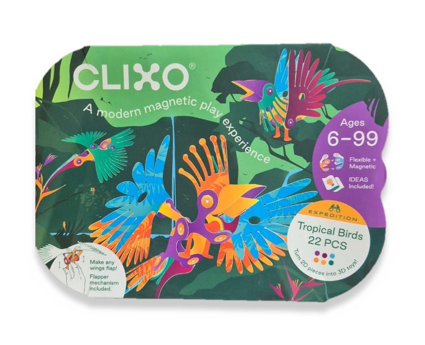 Clixo Tropical Birds, 22 piezas